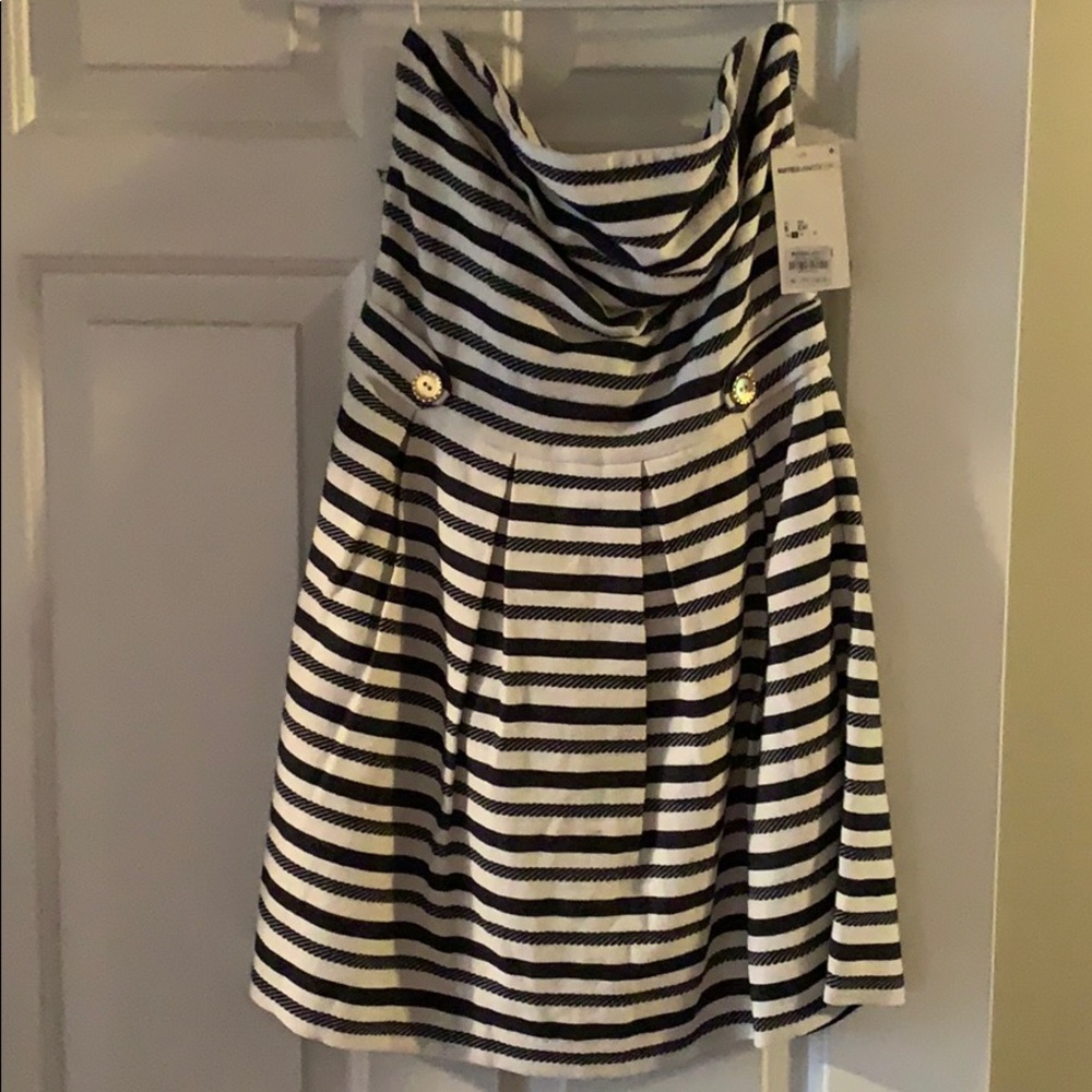 Suite Blanco strapless dress